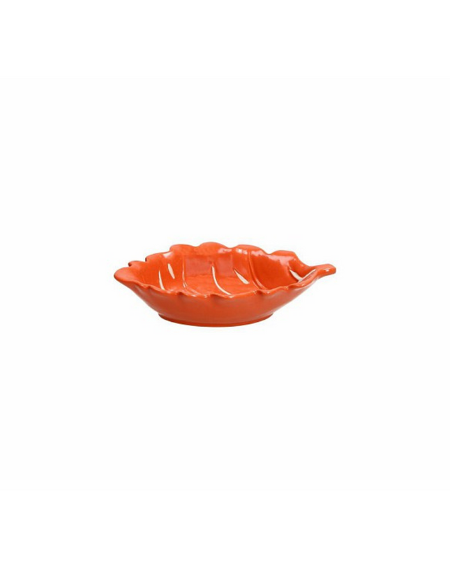 Tognana Ceramic Bowl/Sauce Bowl 15X10X3,5H - Relief Foglie