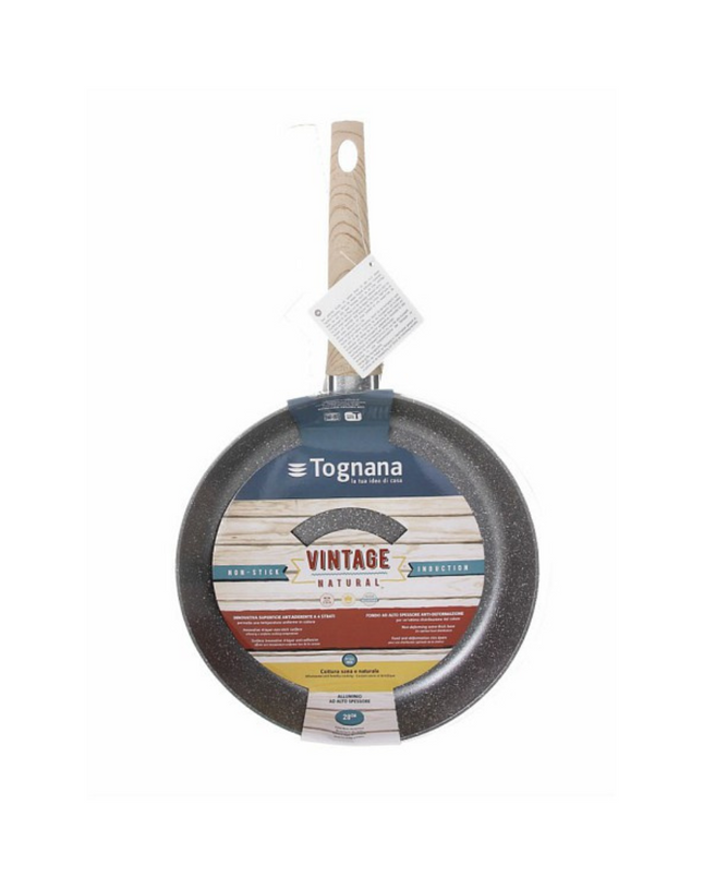 Tognana Aluminium Pan 1 Handle Cm 28 Multicolor(Assorted) Vi/Natlove Vintage Gi-Ro-Blu