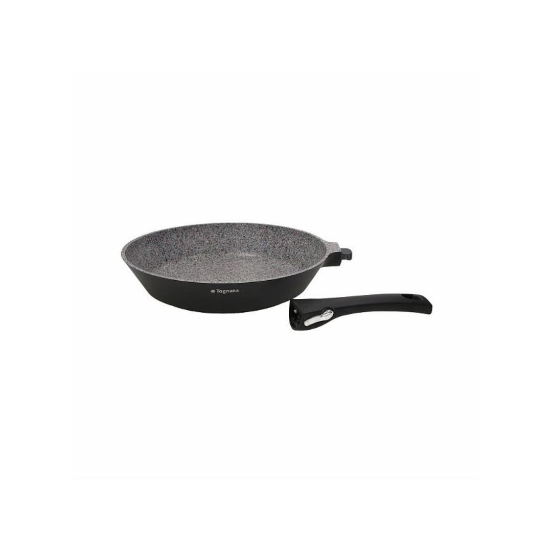 Tognana Non-Stick Aluminium Pan With 1 Handle Black Ambiziosa 20Cm/24Cm/26Cm/28Cm/30Cm - Cookette
