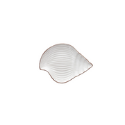 Tognana Small Seashell Shaped Bowl Cm21X16 Relief Dory White - Cookette