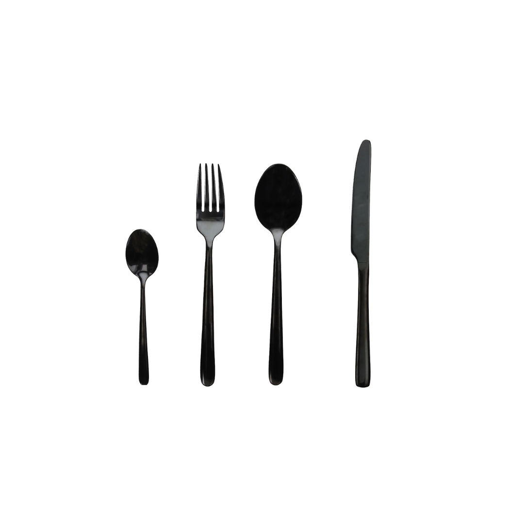 Tognana Antony 24 Pcs Cutlery Set - Black