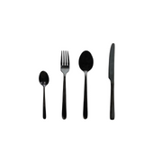 Tognana Antony 24 Pcs Cutlery Set - Black - Cookette