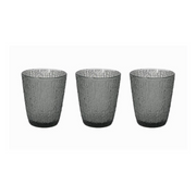 Tognana Davor Set of 3 Tumbler Glasses - Gray/Blue - Cookette