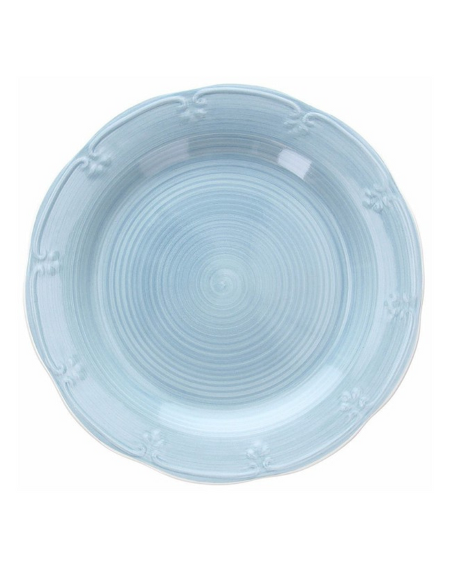 Tognana Stoneware Dinner Plate Cm 27 Shabby - Azzurro/Beige