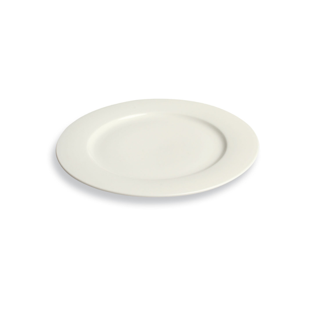 Tognana Procelain Round Platter - Dinner Plate Cm 30 Ambra  Bianco - White