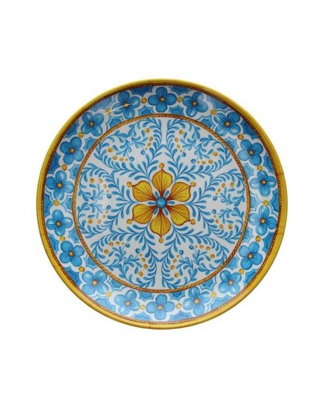 Tognana Melamine Big Food Tray Round Tray Cm 80 Show Plate Narciso Blue