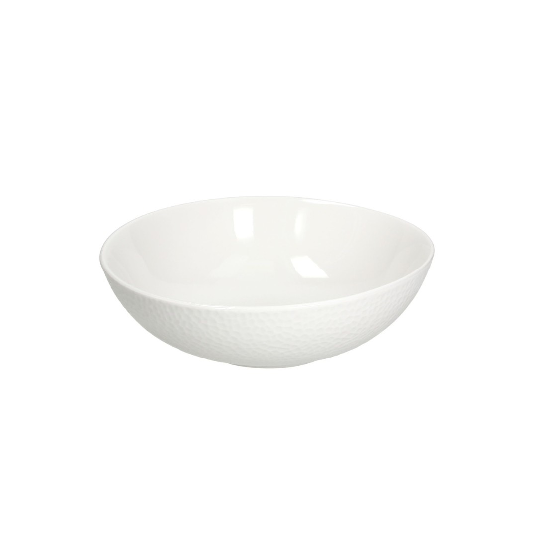 Tognana Porcelain Salad Bowl Cm 22 Golf Bianco