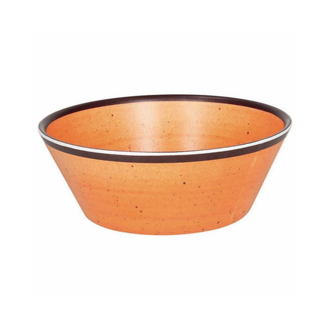 Tognana Melamine Salad Bowl Cm17,5X6,5 Show Plate Arancio