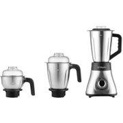 Crownline BL-295 3-in-1 blender set with stainless steel base and 1.5L glass jar