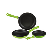 Tognana Cookware Set Of 3 Pans Cm 20+24+28 Grancucina - Shiny Green - Cookette
