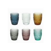 Tognana Ionico Set 6 Drinking Glasses 280Cc Glass Ionico Multicolor - Cookette