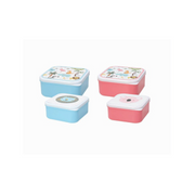Tognana Set of 2 Lunch Boxes 500+700 CC Nature Love Safari - Rose/Azzuro - Cookette