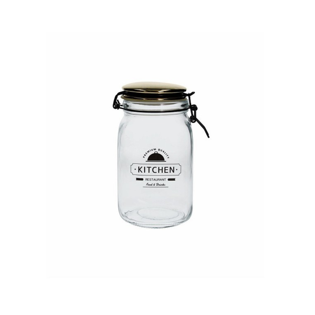 Tognana Airtight Lid Glass Jar - Food Storage Jar Small/Medium/Large