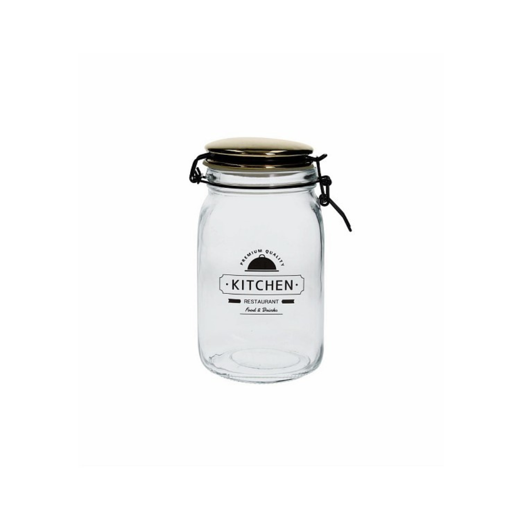Tognana Airtight Lid Glass Jar - Food Storage Jar Small/Medium/Large - Cookette