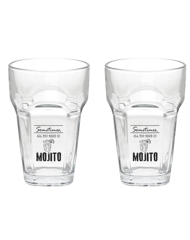 Tognana Drinkware Glass Set Set 2  Cc400 Lets Party Mojito