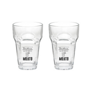 Tognana Drinkware Glass Set Set 2 Cc400 Lets Party Mojito - Cookette
