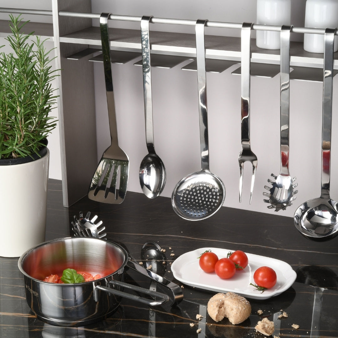 Tognana Spaghetti Server Stainless Steel Grancuci Riflex