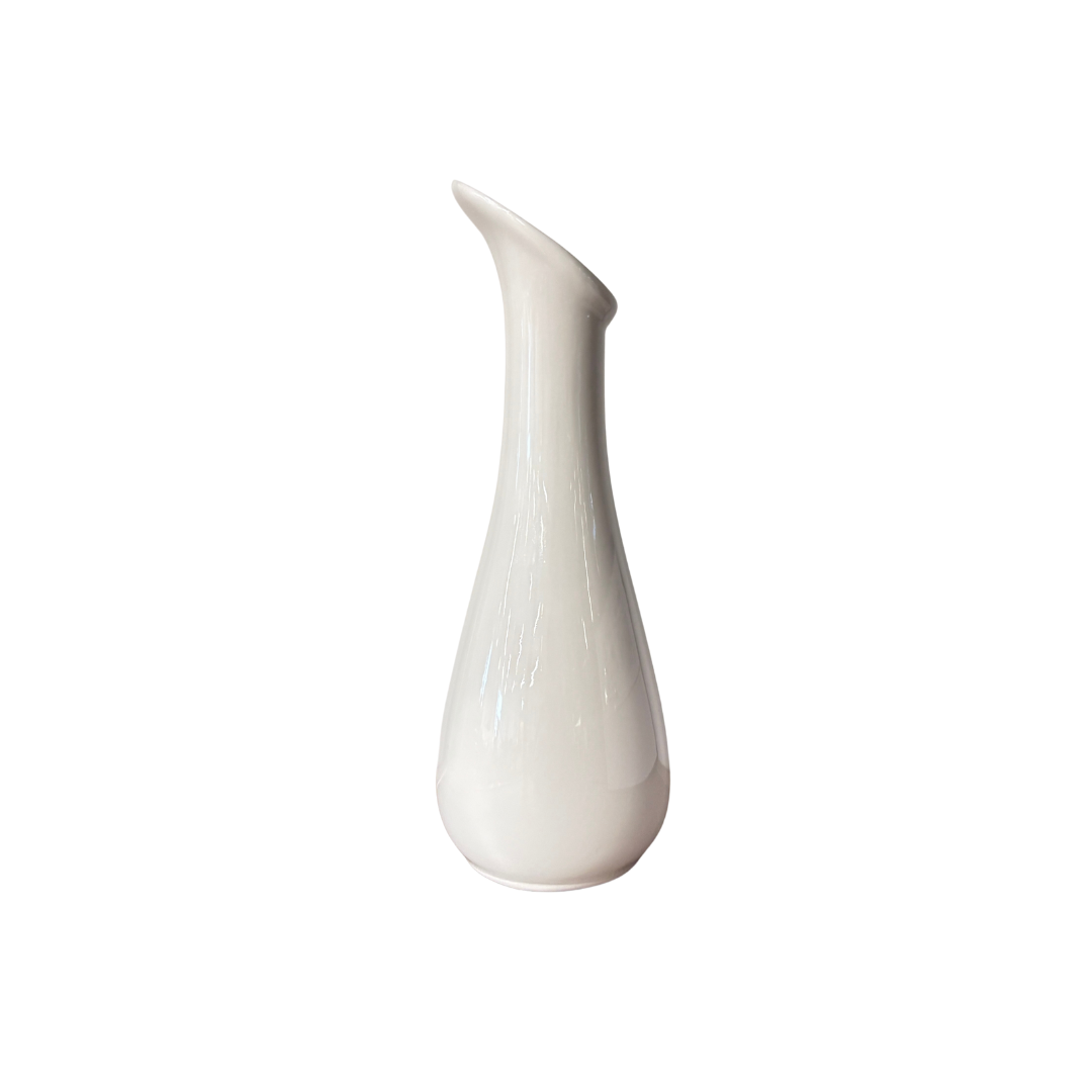 AJ Porcelain White ceramic Flower Vase