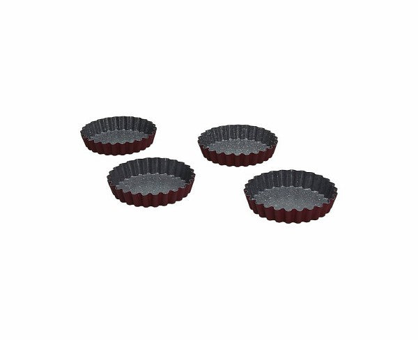 Tognana Set 4 Tarts Moulds Sweet Cherry