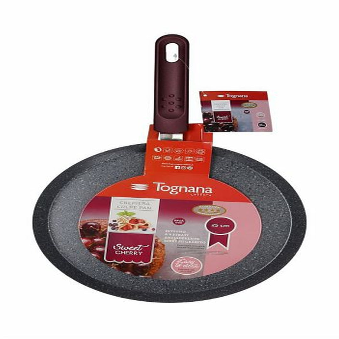 Tognana Crepe Pan 25 Cm - Sweet Cherry