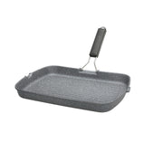 Tognana Mythos Marble Non-Stick Rectangular Grill Pan 34x24cm - Premium Griddle for Healthy Grilling