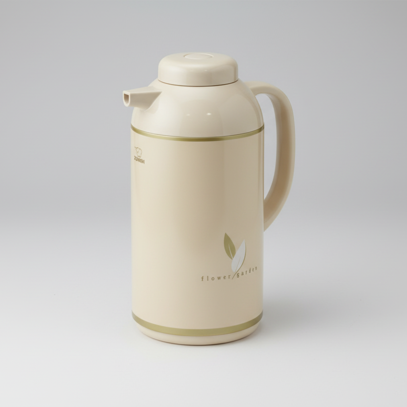 Zojirushi Glass Liner Handy Pot AGYE-10/13/16/19 – Insulated Hot & Cold Beverage Server, Leak-Proof Push-Button, Durable Japanese Quality