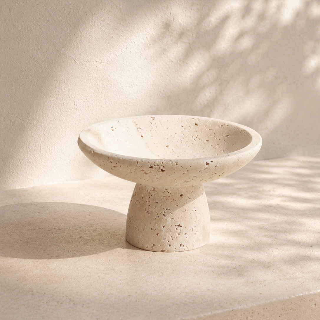 Touche Deco - Siana Travertine Bowl