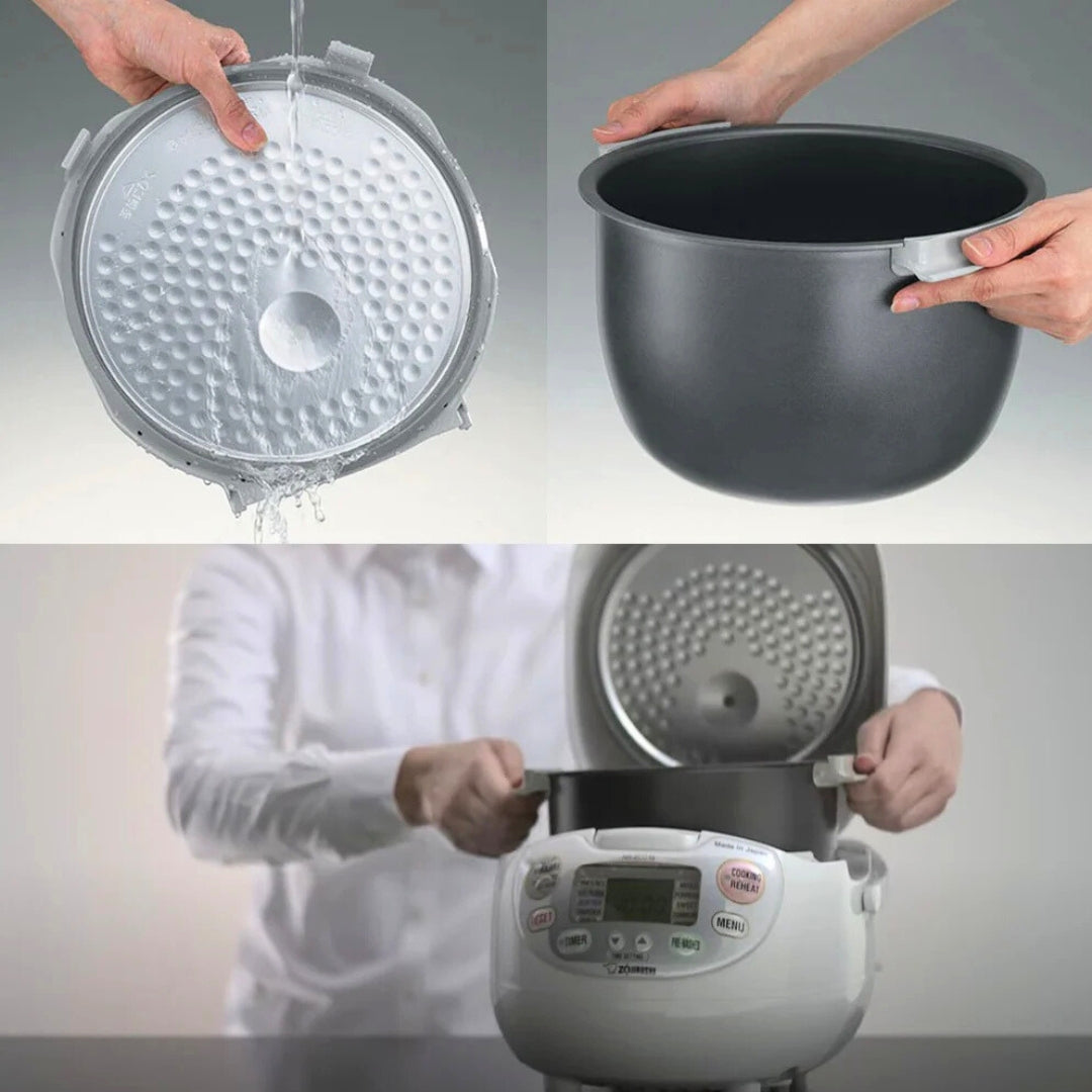 Zojirushi NS-ZAQ10/18 Micom Rice Cooker – Multi-Menu, Non-Stick Inner Pan, Automatic Keep Warm, Japanese Quality