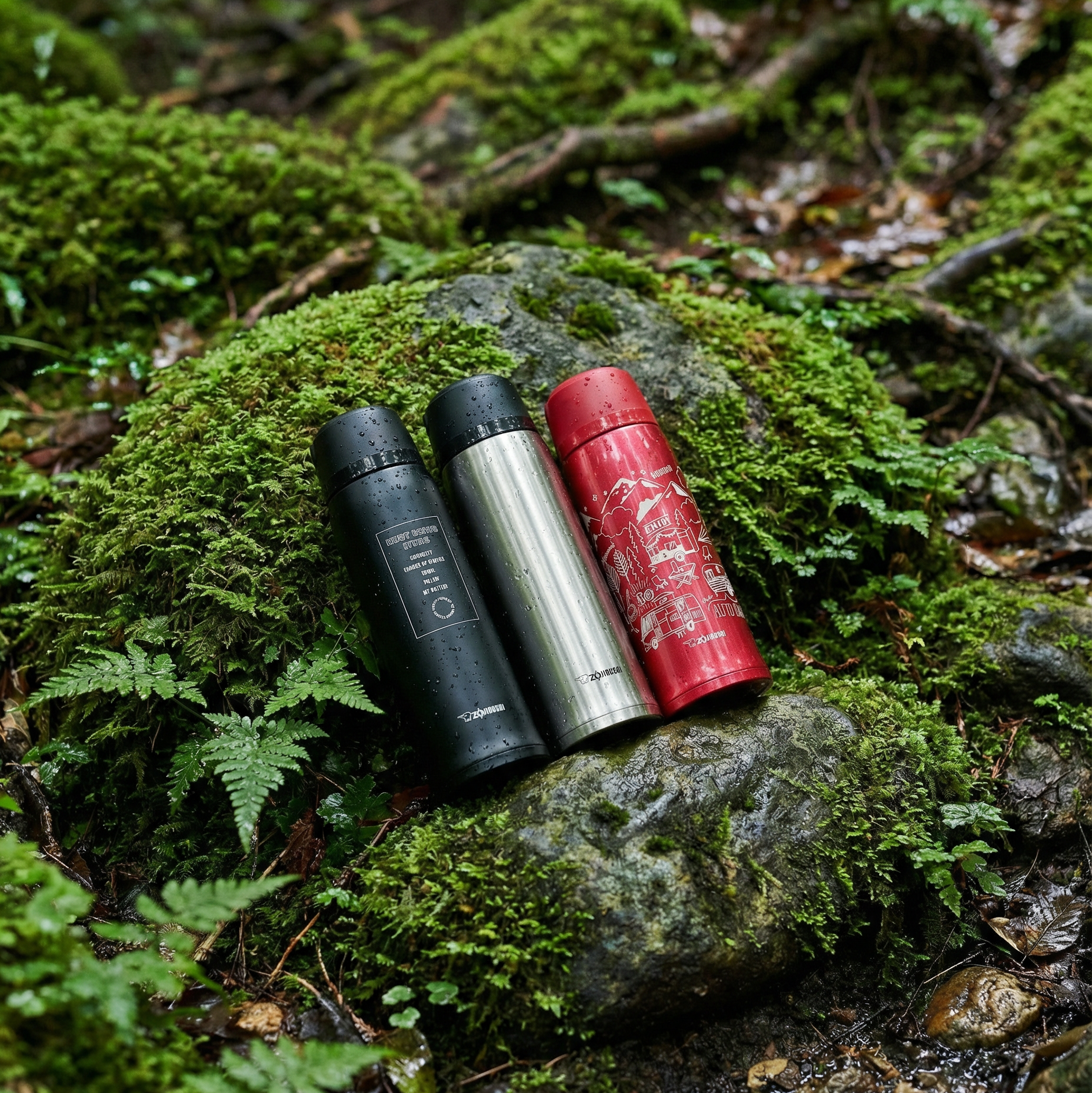 Zojirushi SJ-JS Stainless Steel Vacuum Insulated Bottle with Cup – Hot & Cold Thermos, Leak-Proof, Durable & Portable (0.82L / 1.03L)