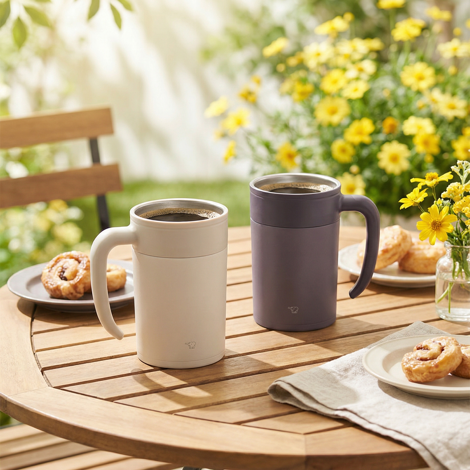 Zojirushi SE-KAE 0.48 L Vacuum Mug – Hot & Cold Insulated, Leak-Proof, Lightweight, and Durable Travel Mug