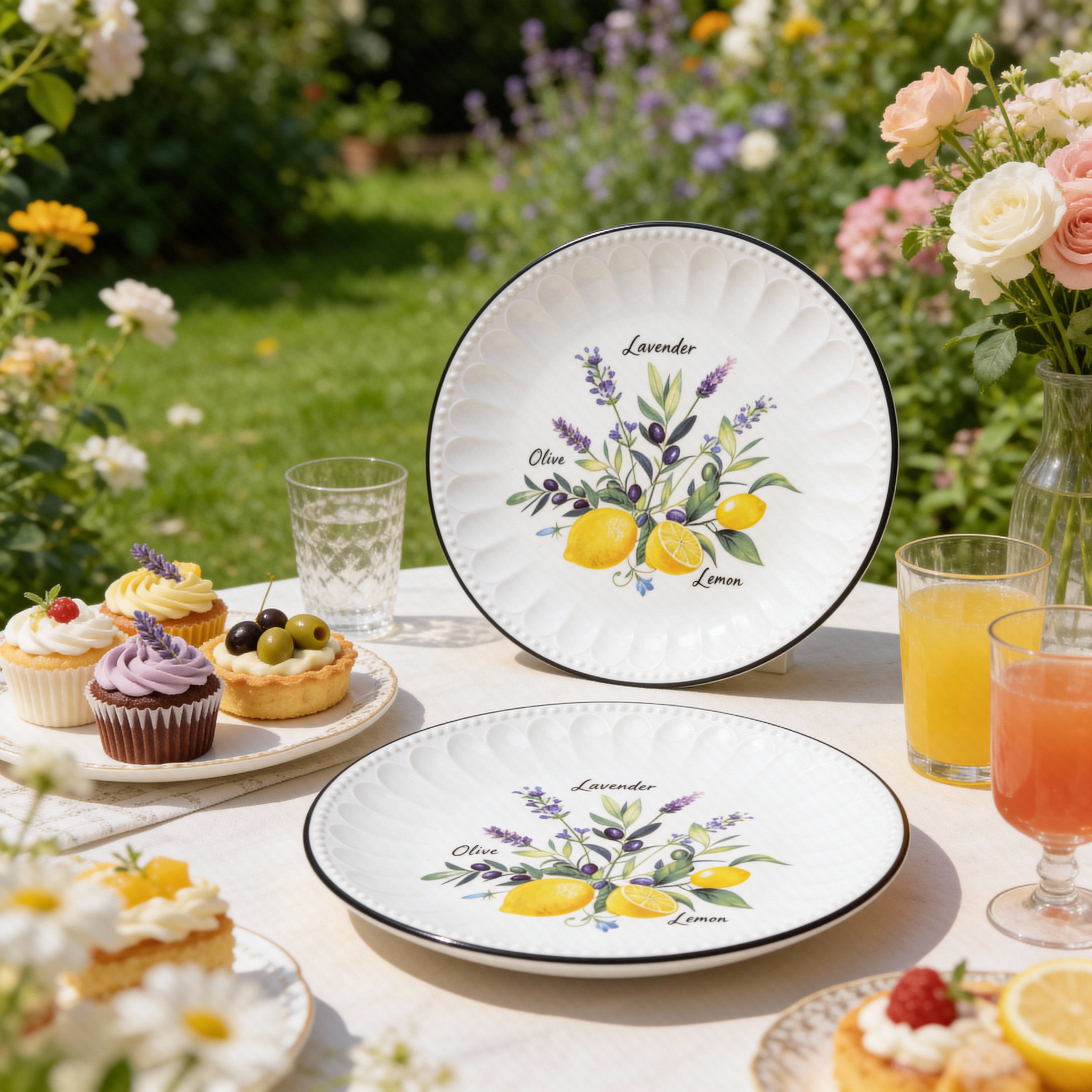 Fissman Set of 2 plates PROVENCE 26 cm (porcelain)