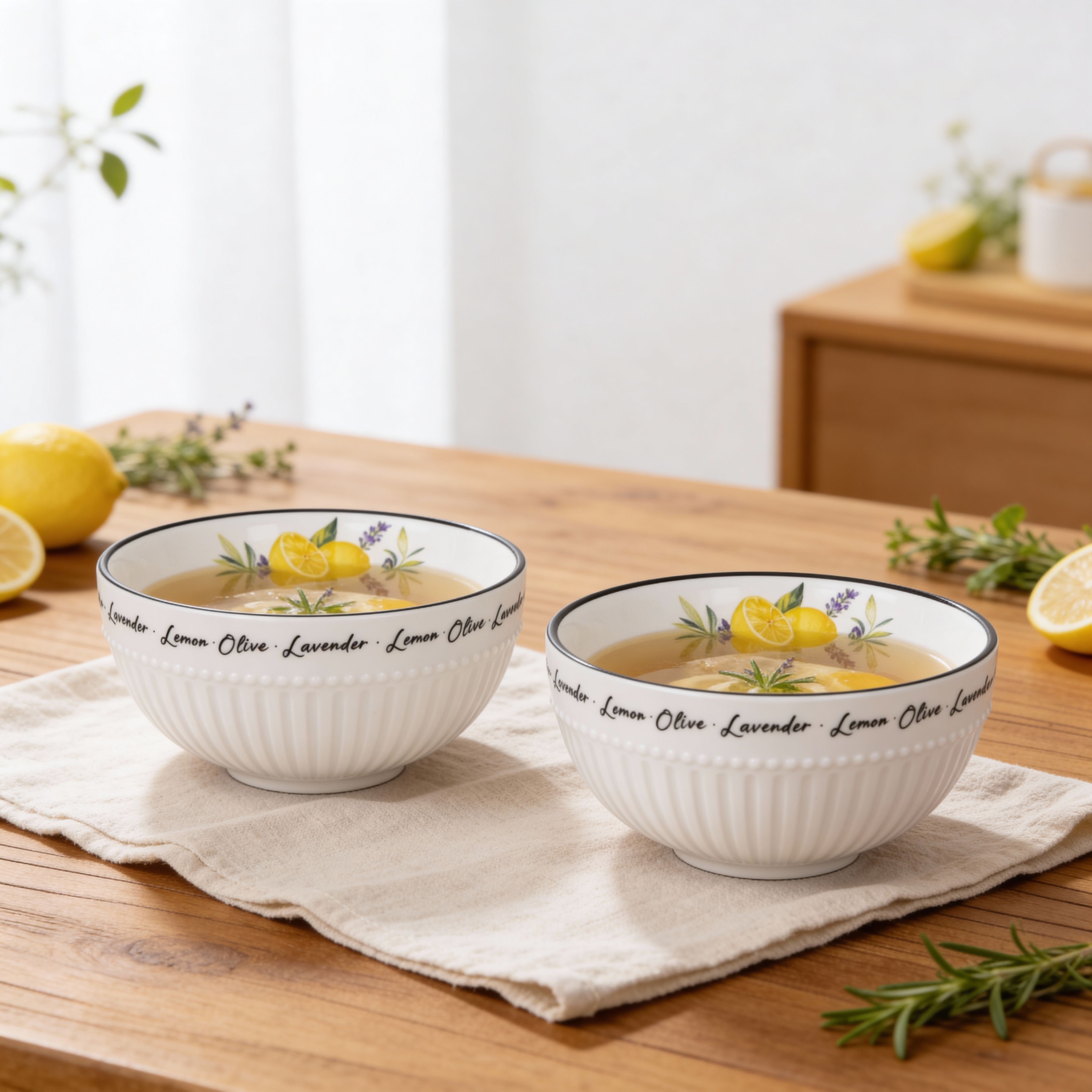 Fissman Salad bowl PROVENCE 20 cm (porcelain)