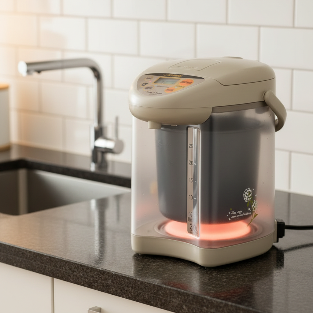 Zojirushi CD-JUQ30-CT Electric Water Boiler & Warmer – Hot Water Dispenser with Multiple Temperature Settings, Energy-Saving, and Easy Clean Design