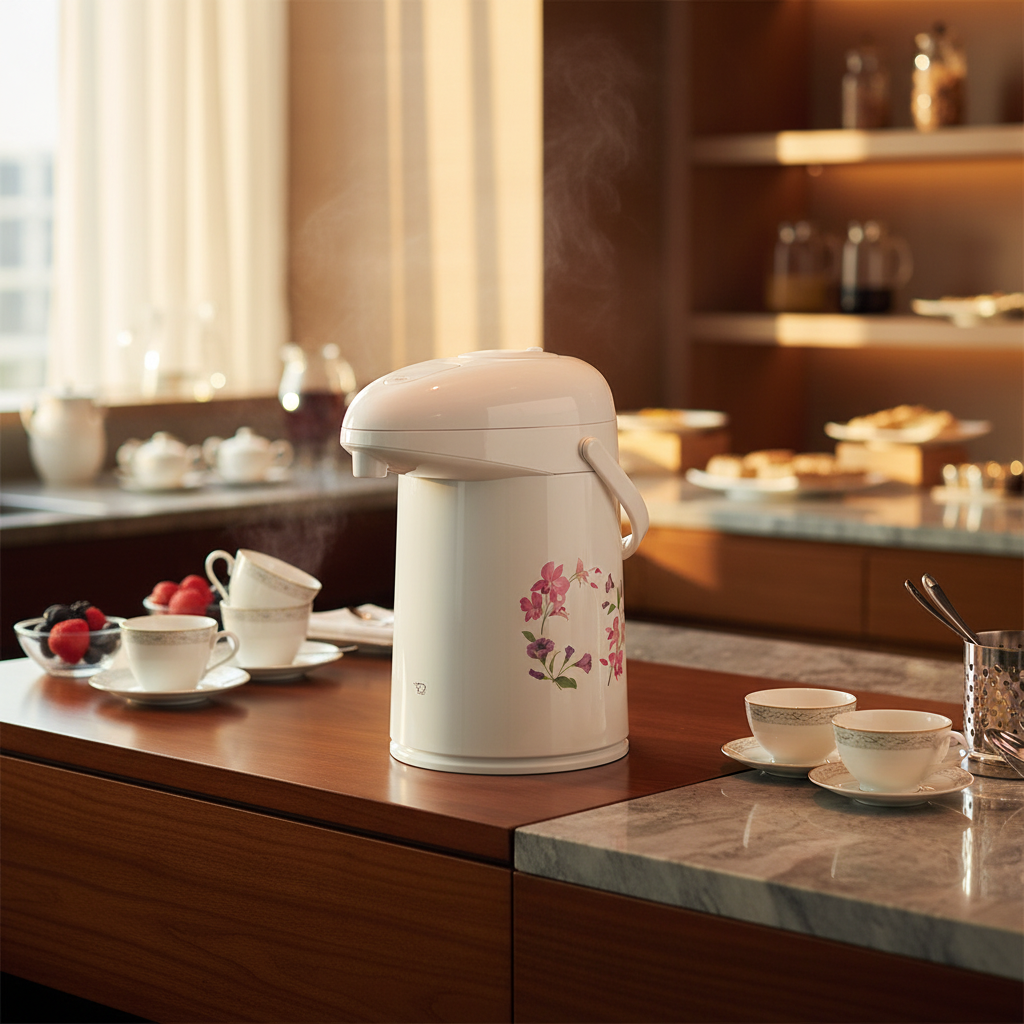 Zojirushi AB-RC22/30 Glass Liner Air Pot – Premium Beverage Dispenser for Hot & Cold Drinks