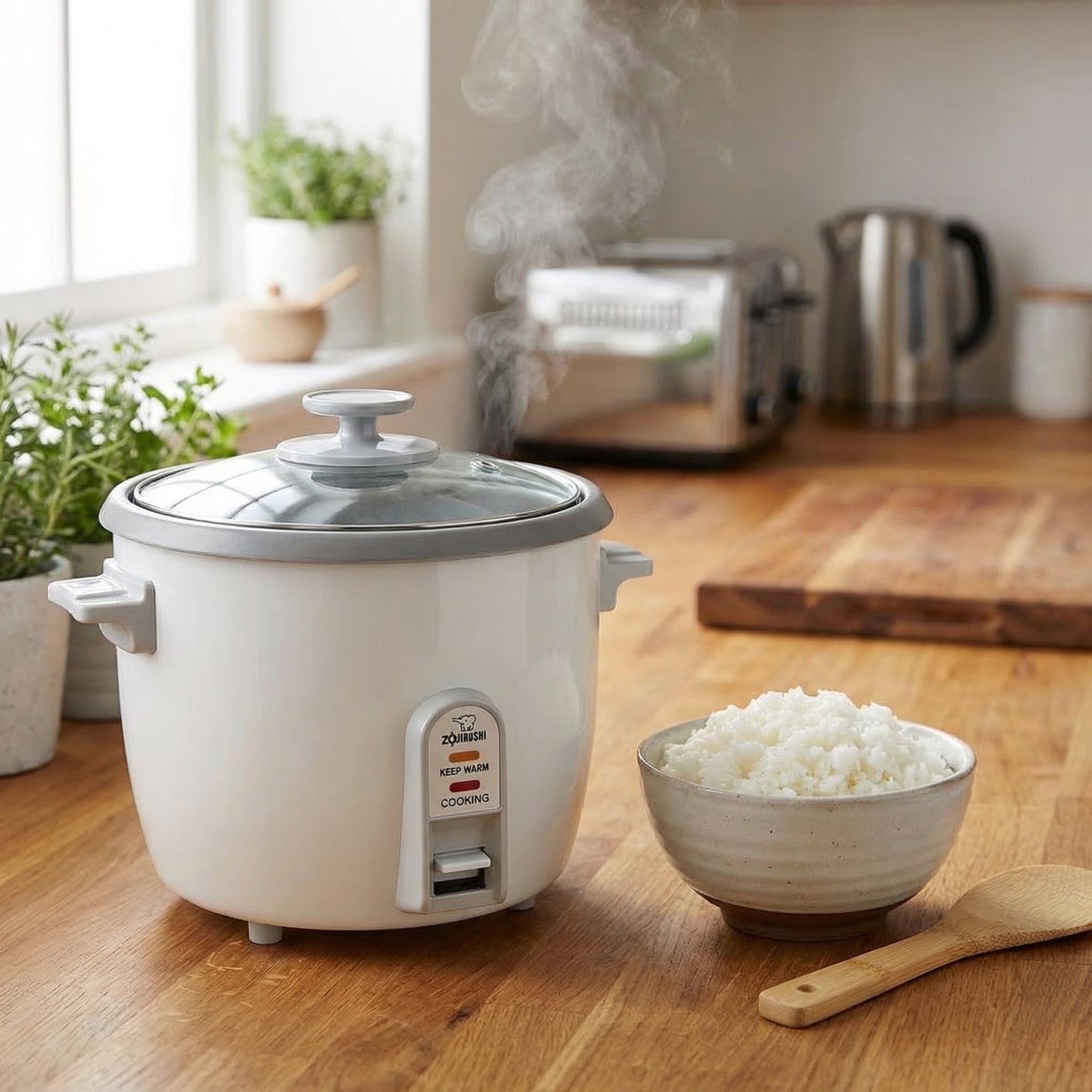 Zojirushi 0.5/ 1 / 1.8L Electronic Rice Cooker & Warmer – The Japanese Gold Standard for Perfect Rice (White)