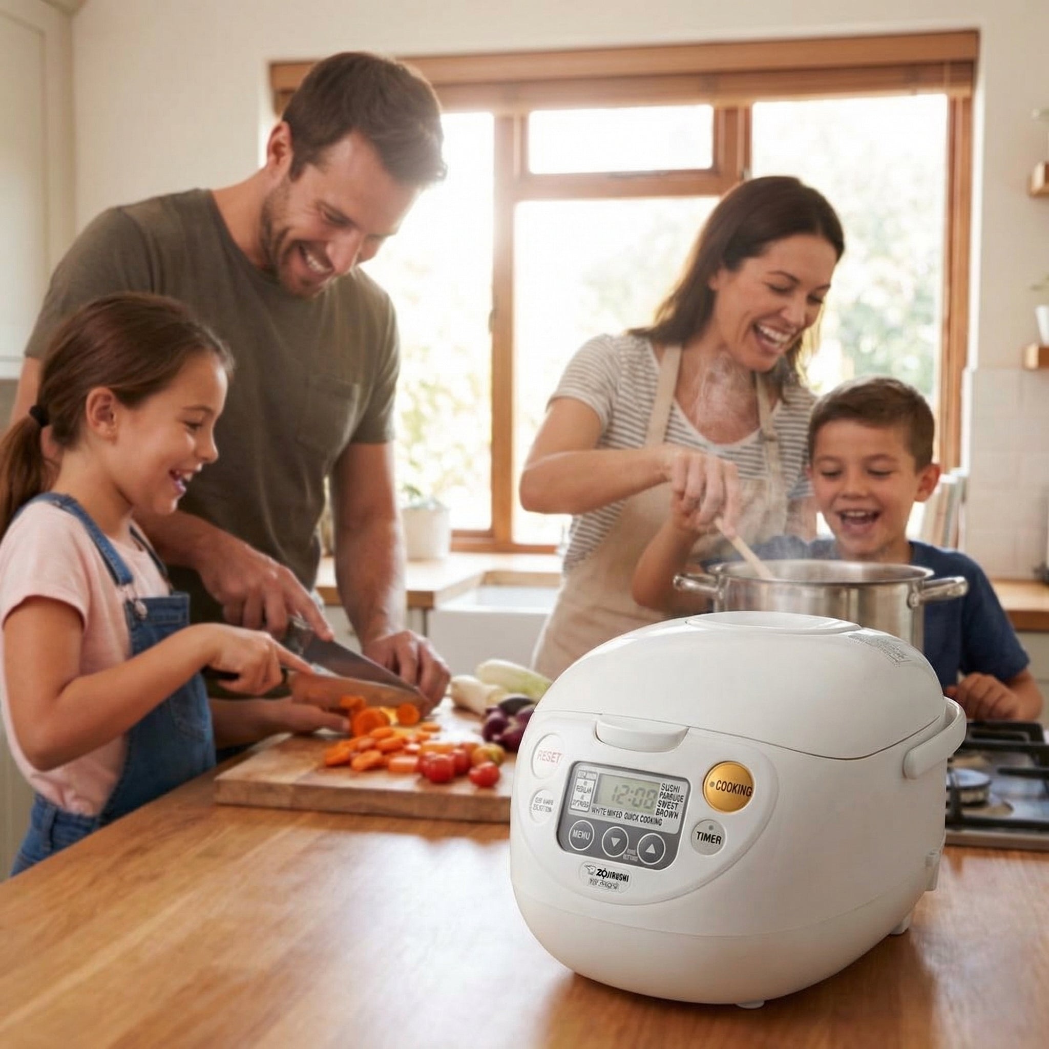 Zojirushi NS-WAQ (1.0L / 5.5 Cups) Rice Cooker – Perfectly Cooked Rice, Non-Stick, Durable & Easy-to-Use