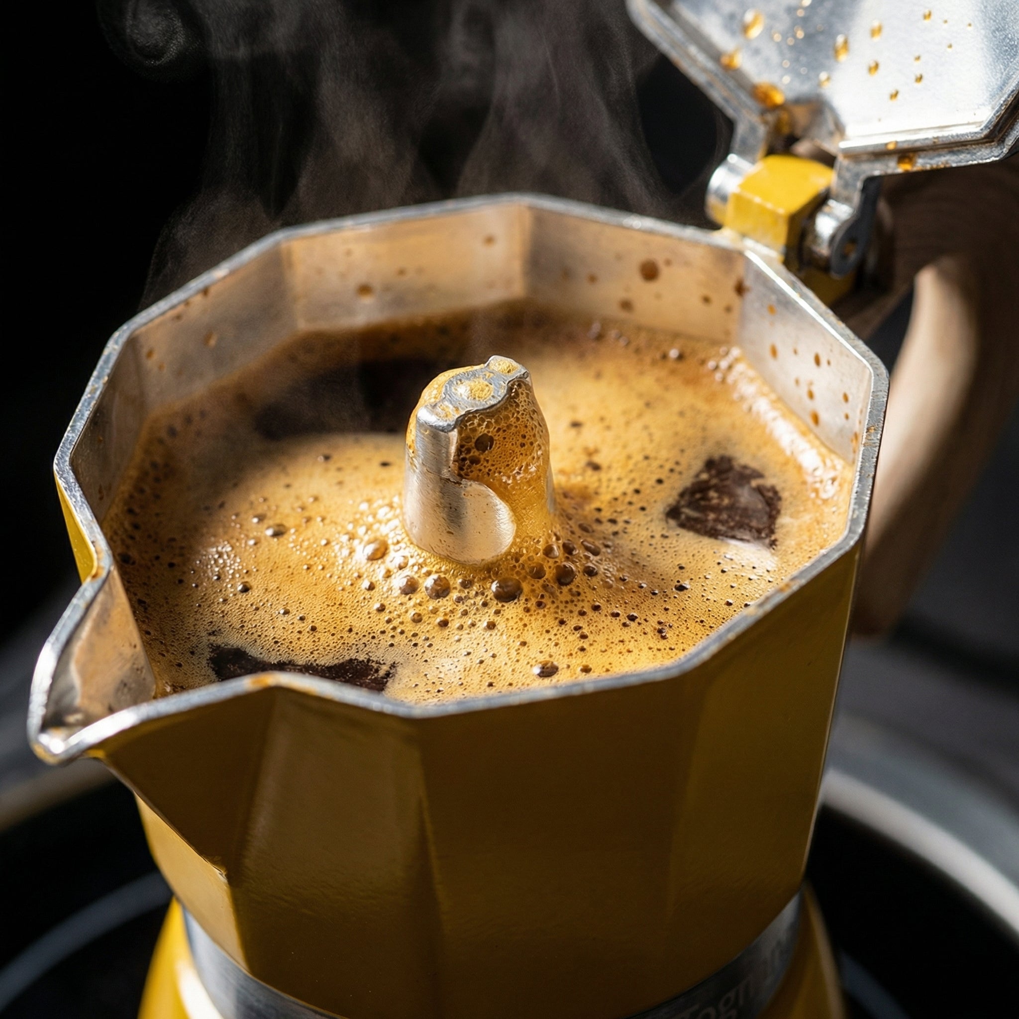 Tognana Vintage Stovetop Moka Pot – 3-Cup Italian Espresso Maker (Multicolor)