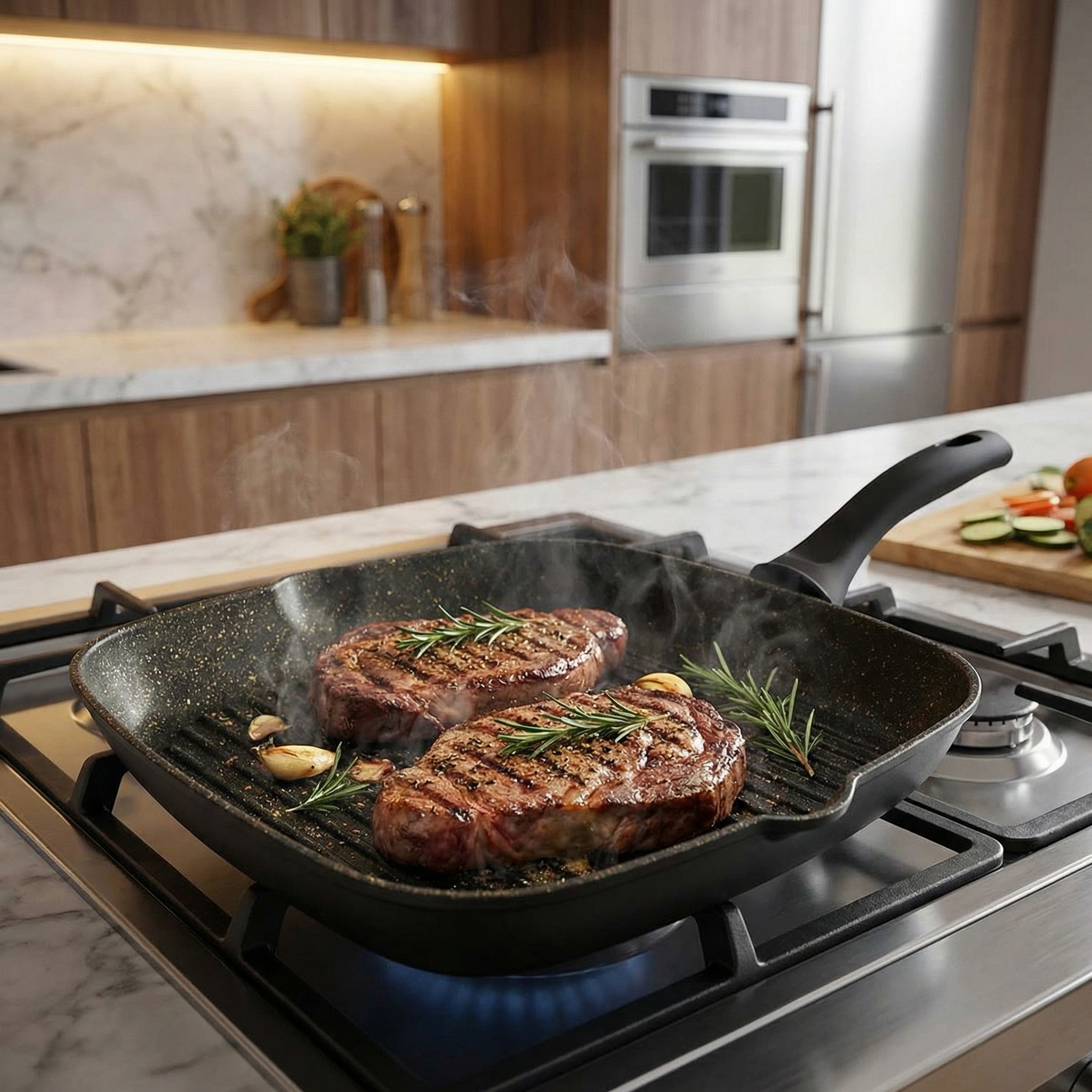 Rossetti.Black And Gold  - 28X28Cm Grill Pan # 1558