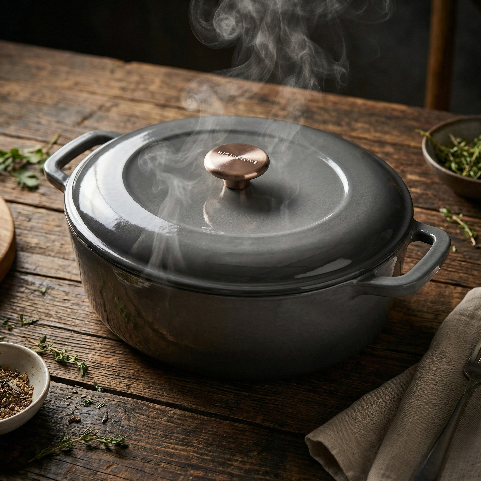 Rossetti Gusto Cast Iron 28/ 30 CM - Round / Shallow / Oval Casserole Cookware