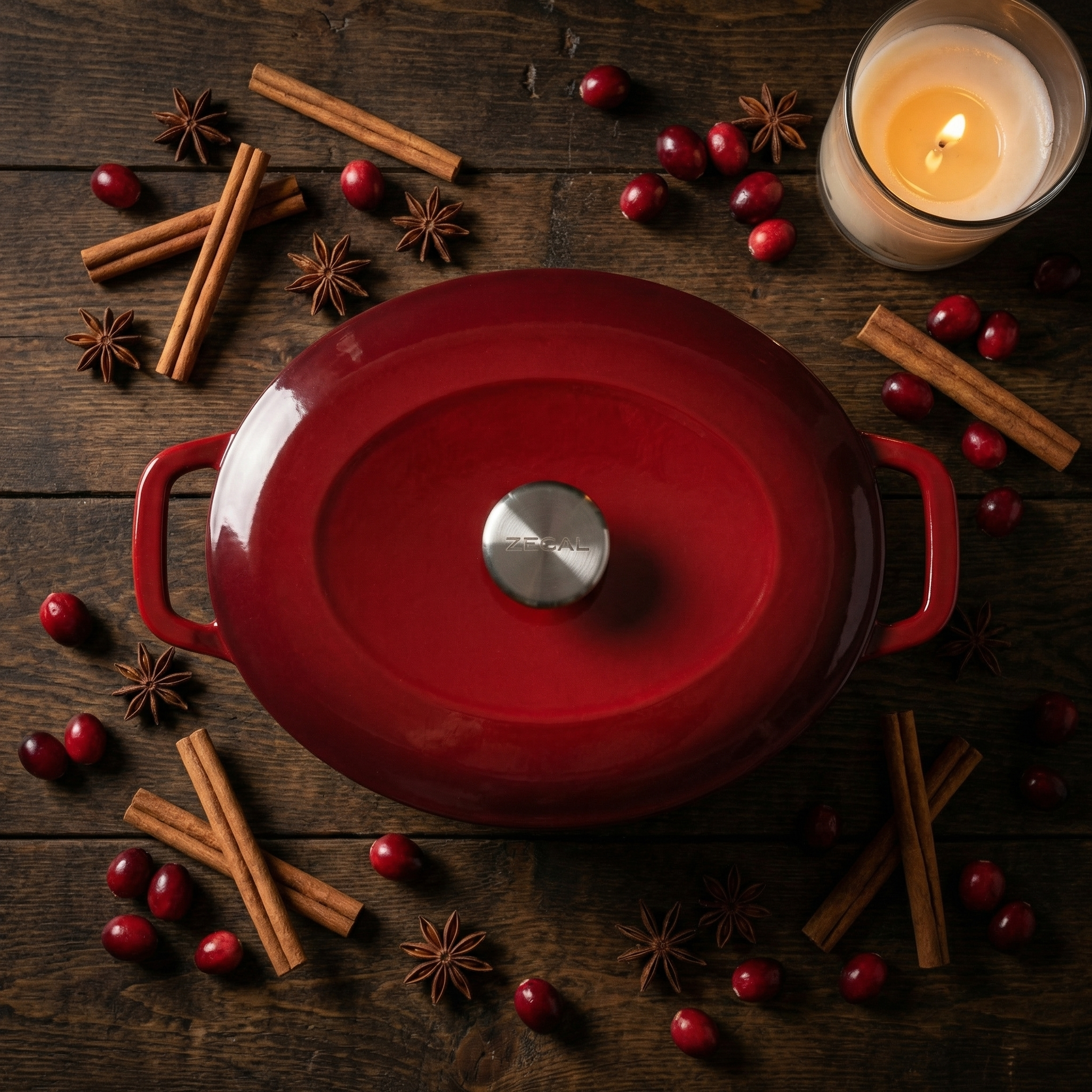 Rossetti Gusto Cast Iron 28/ 30 CM - Round / Shallow / Oval Casserole Cookware