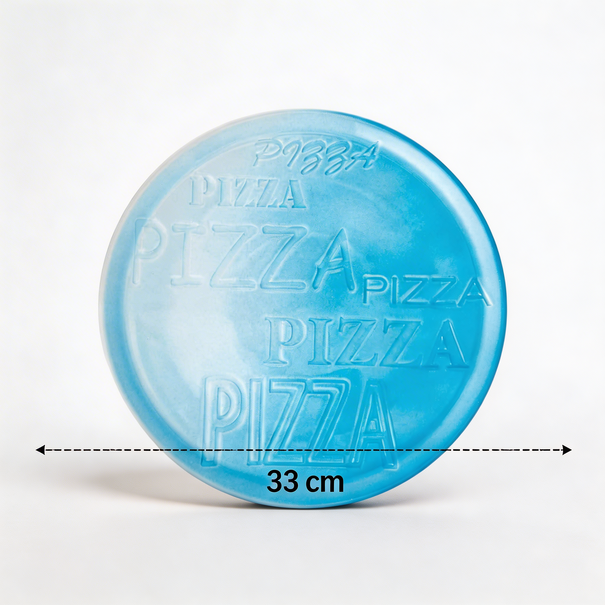 Tognana Cinzia 33cm Porcelain Pizza Plate – Professional Grade, Azzurra Blue Italian Design