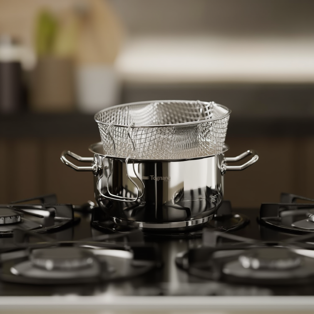 Tognana Vanitosa 22cm Deep Fryer with Basket - Induction Ready
