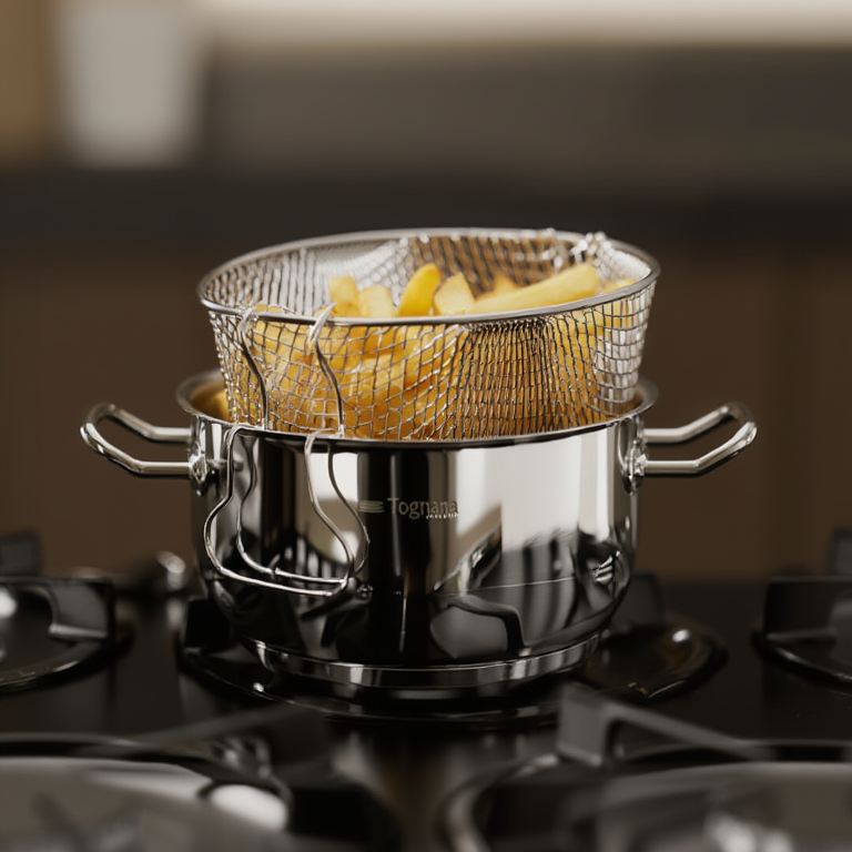 Tognana Vanitosa 22cm Deep Fryer with Basket - Induction Ready