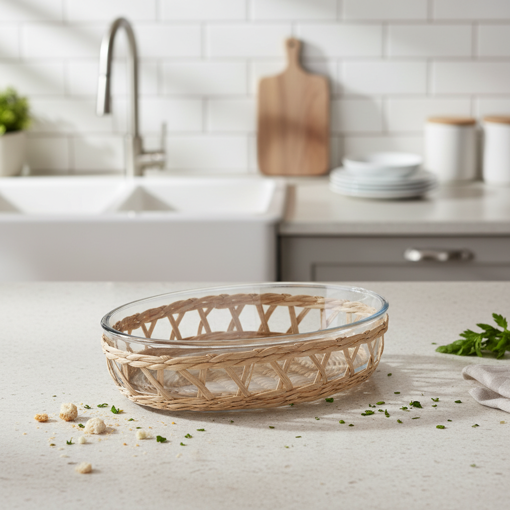 Oval Borosilicate Glass Baking Dish - 26x18cm / 21 x 14 cm