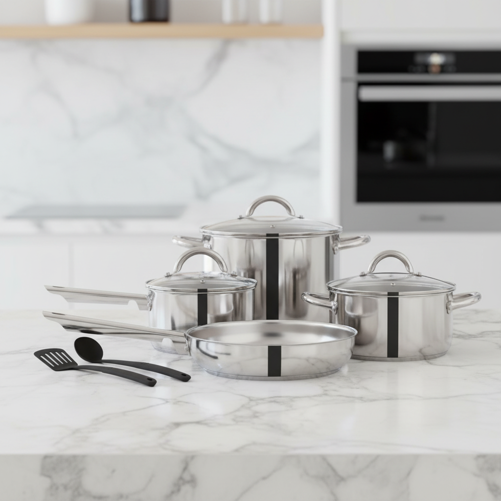 Rossetti Toscana 9-Piece Stainless Steel & Nylon Tool Set