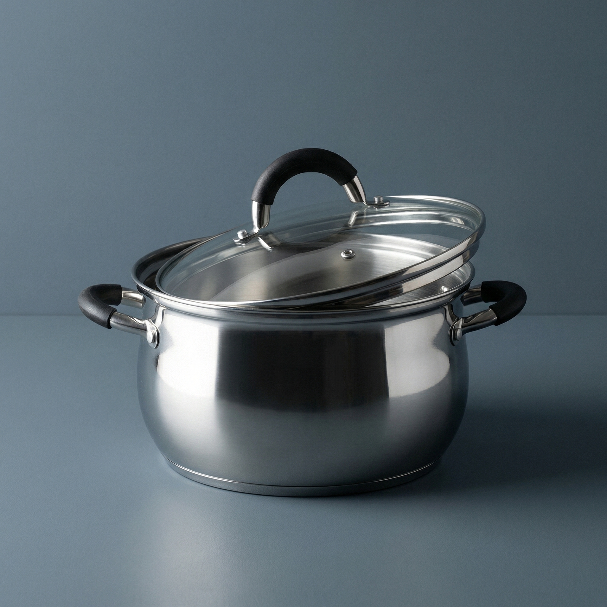 Rossetti Art Couisine 20/24/26 cm S/S Casserole W/ Glass Lid