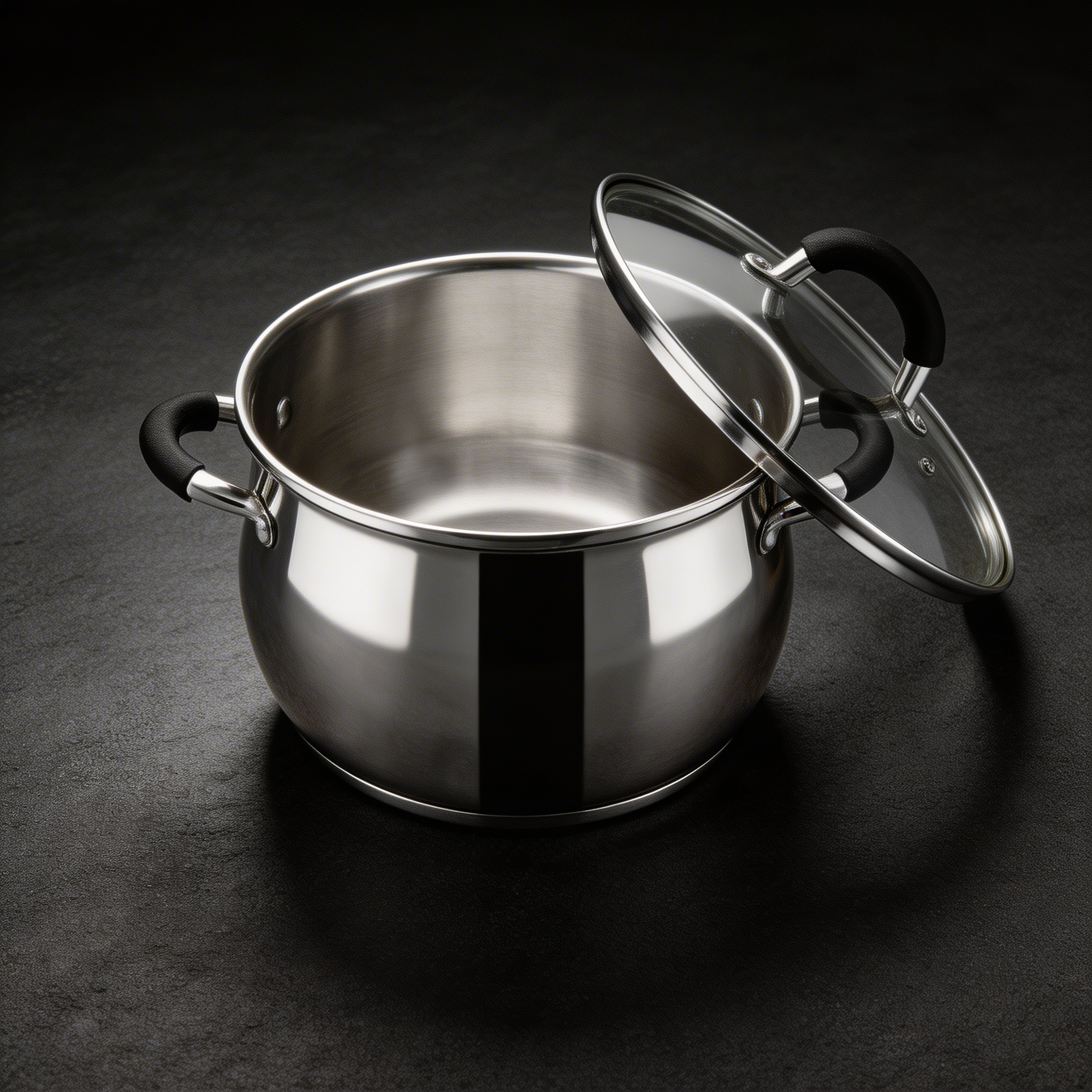 Rossetti Art Couisine 20/24/26 cm S/S Casserole W/ Glass Lid