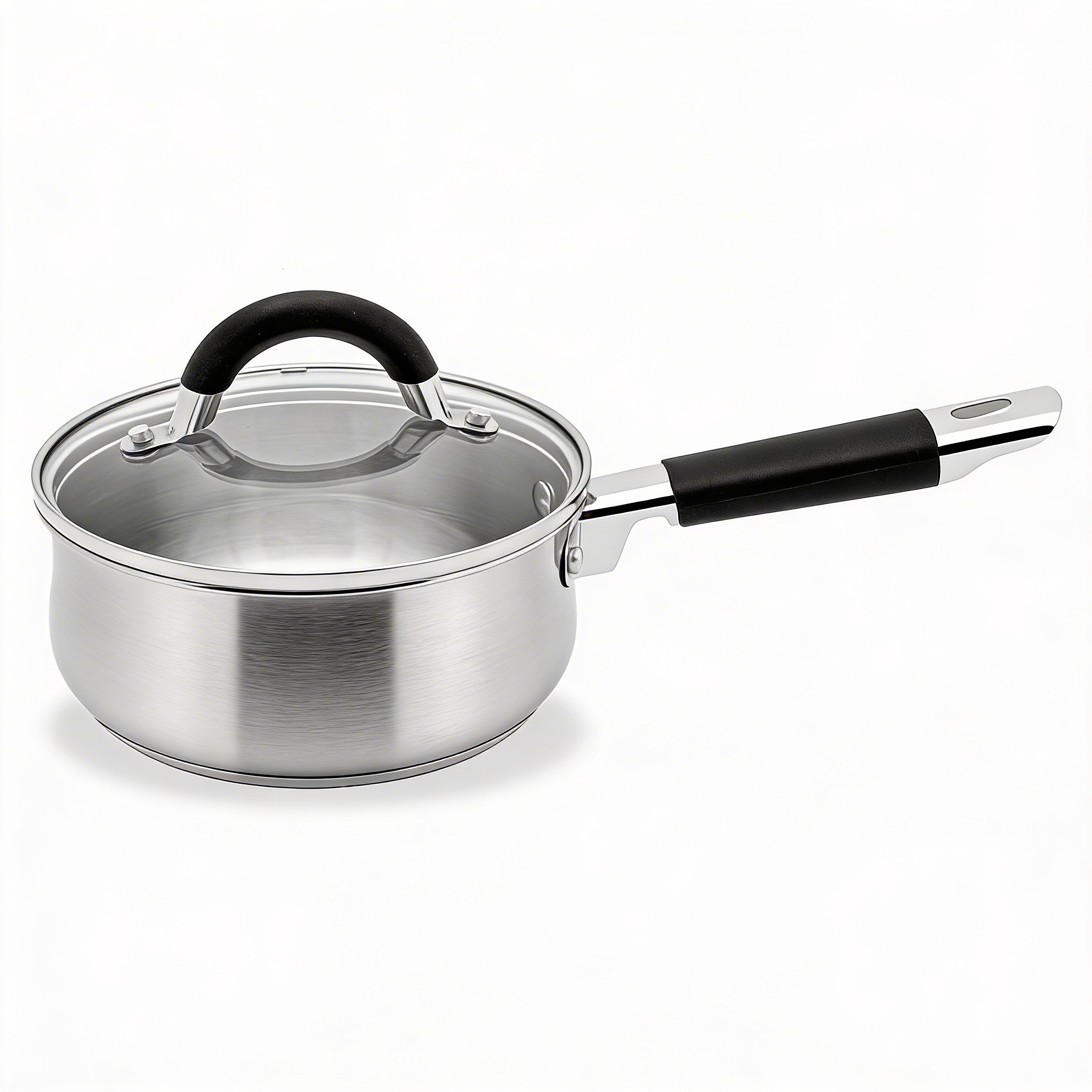 Rossetti Art Couisine 16/ 18/ 20 cm S/S Saucepan W/ Glass Lid