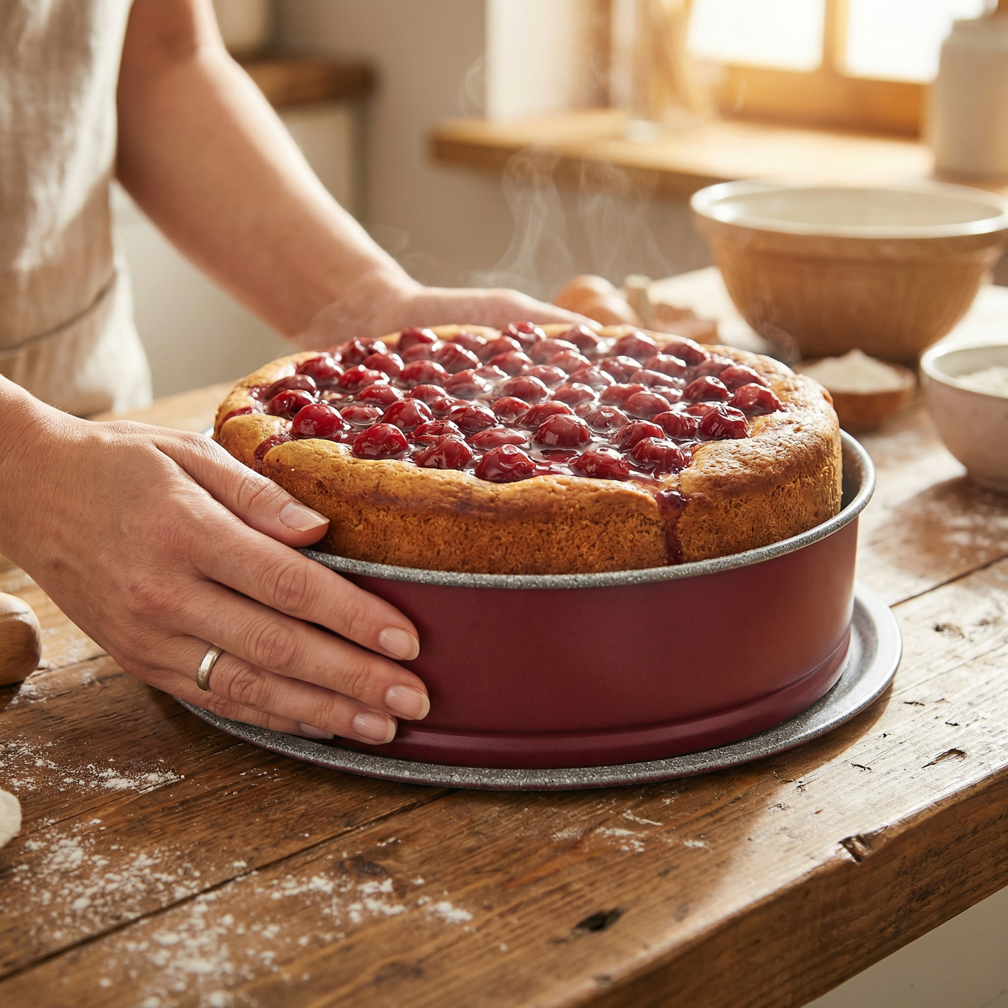 Tognana Sweet Cherry Springform Pan | 26cm Non-Stick Cake Tin