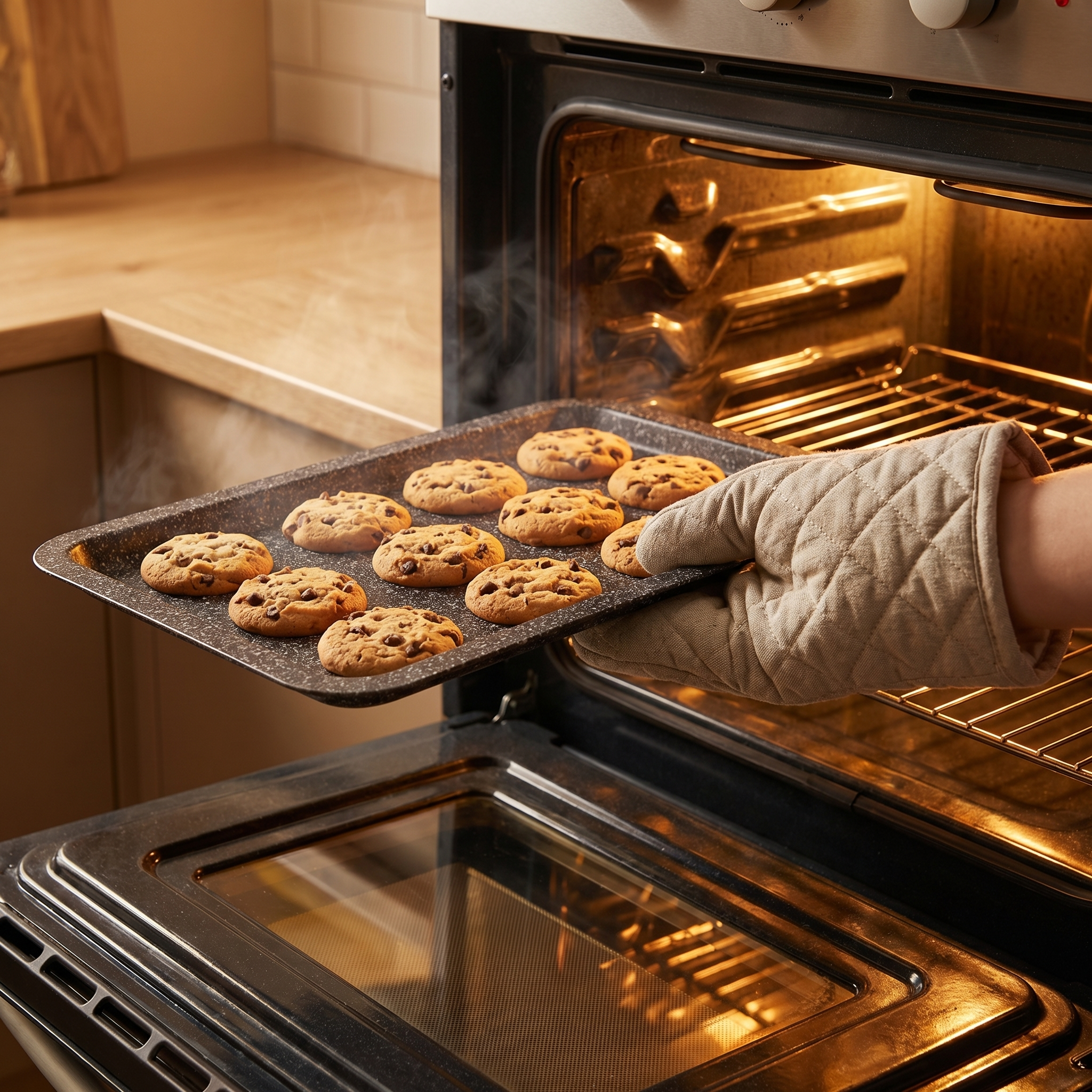 Tognana sweet cherry premium Non-Stick Rectangular Baking Pan - Grey (38x26cm)